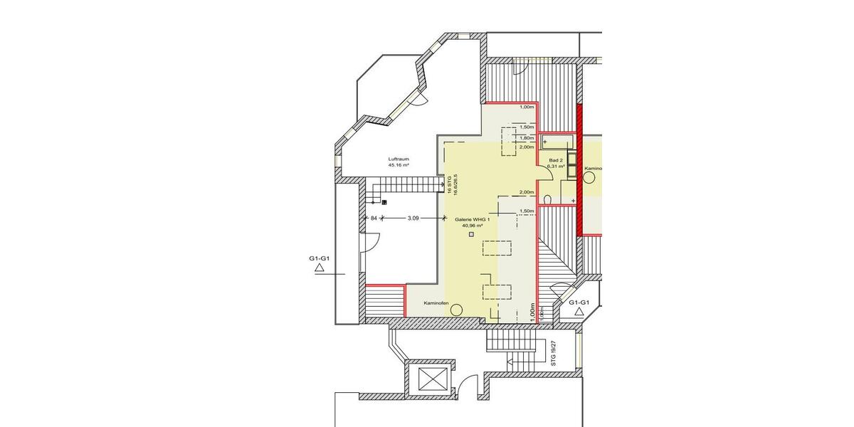 Etagenwohnung Limbach-Oberfrohna Oberfrohna - 3 Zimmer, 178 m&sup2;, 1.080&euro; | Angebot:24393508