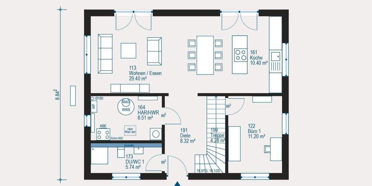 Einfamilienhaus Hartmannsdorf - 5 Zimmer, 146 m&sup2;, 256.569&euro; | Angebot:25744407