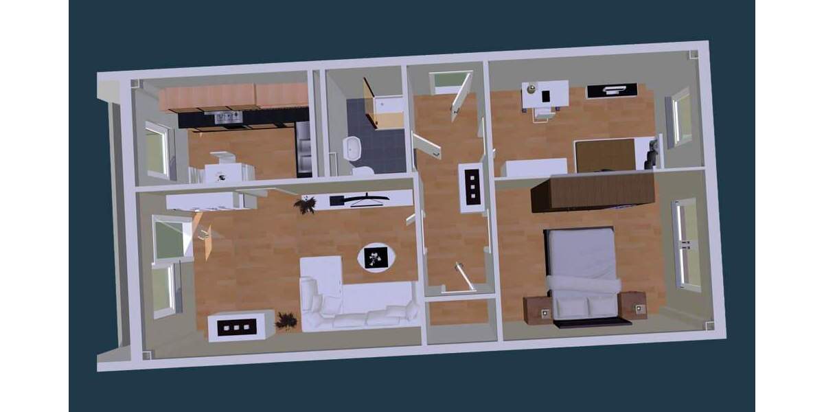 Etagenwohnung Zwickau Eckersbach - 3 Zimmer, 71 m&sup2;, 426&euro; | Angebot:25728258