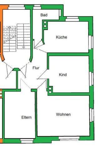 Etagenwohnung Zwickau Zwickau-Nord - 3 Zimmer, 70 m&sup2;, 383&euro; | Angebot:26038811