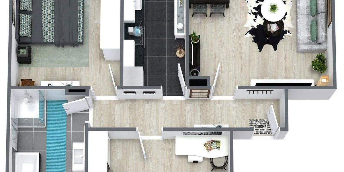 Etagenwohnung Meerane - 3 Zimmer, 71 m&sup2;, 575&euro; | Angebot:25755942