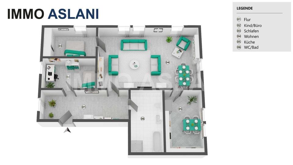 Dachgeschoßwohnung Limbach-Oberfrohna Oberfrohna - 3 Zimmer, 80 m&sup2;, 400&euro; | Angebot:21272256