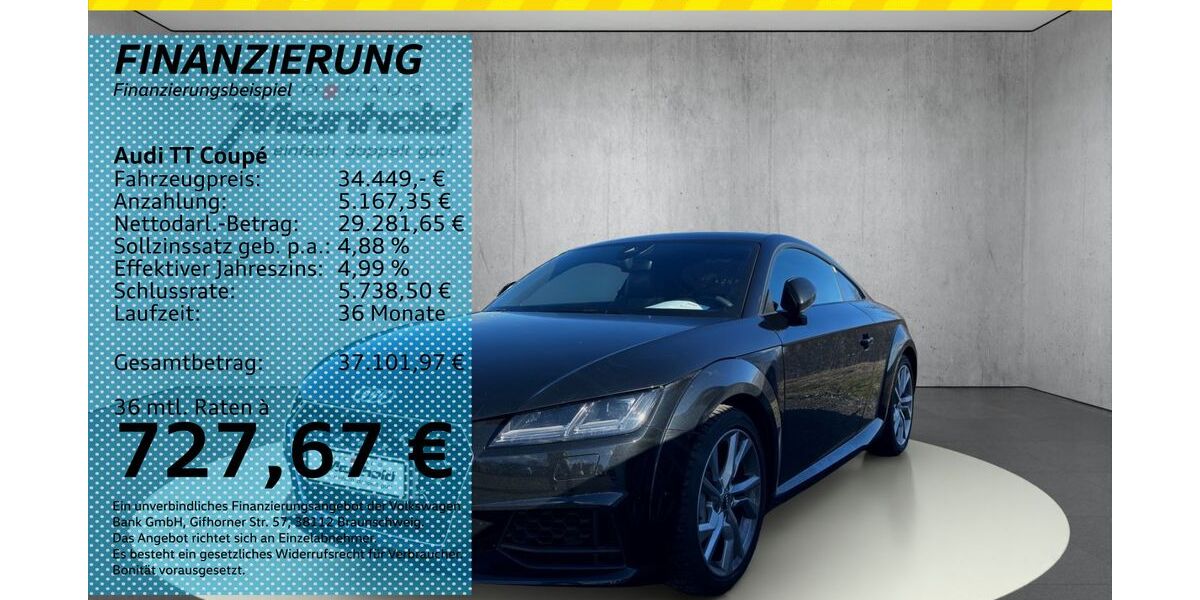 Audi TT 51.900 km 34.449 &euro; Auerbach/Rebesgrün 08209