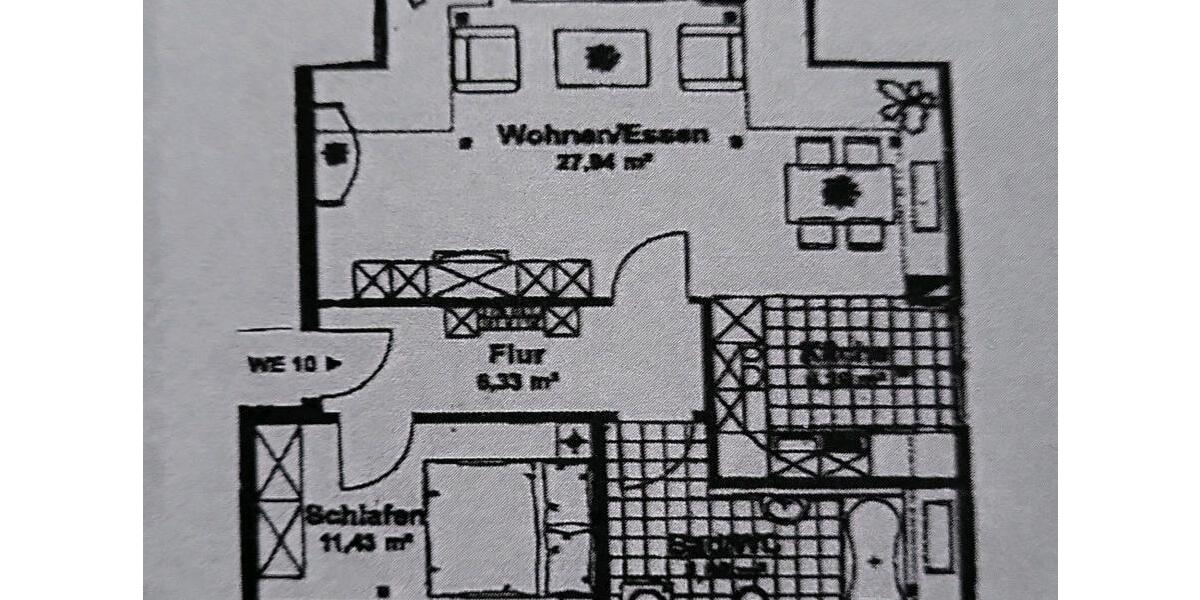 Dachgeschoßwohnung Zwickau Zwickau-Nord - 3 Zimmer, 61 m&sup2;, 400&euro; | Angebot:24021413
