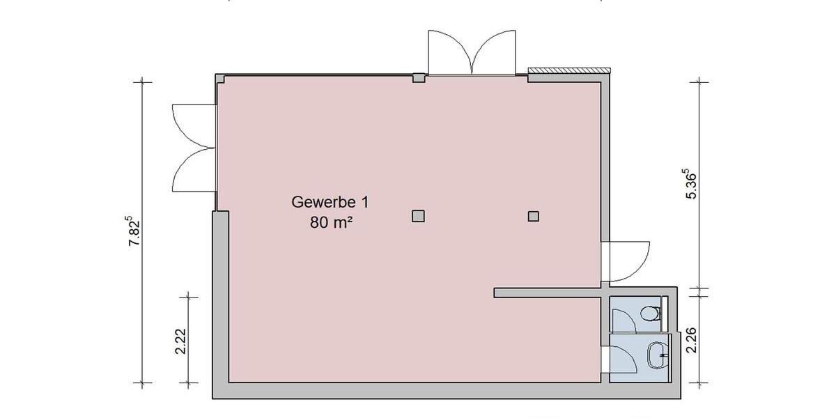 Etagenwohnung Zwickau - 1 Zimmer, 80 m&sup2;, 800&euro; | Angebot:20370329