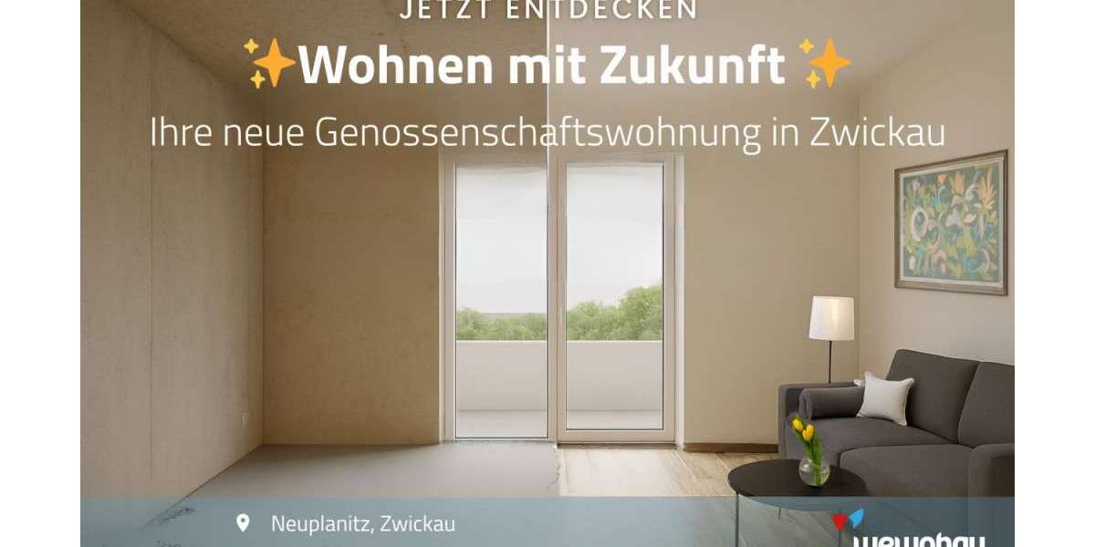 Etagenwohnung Zwickau Neuplanitz - 4 Zimmer, 70 m&sup2;, 455&euro; | Angebot:26688056