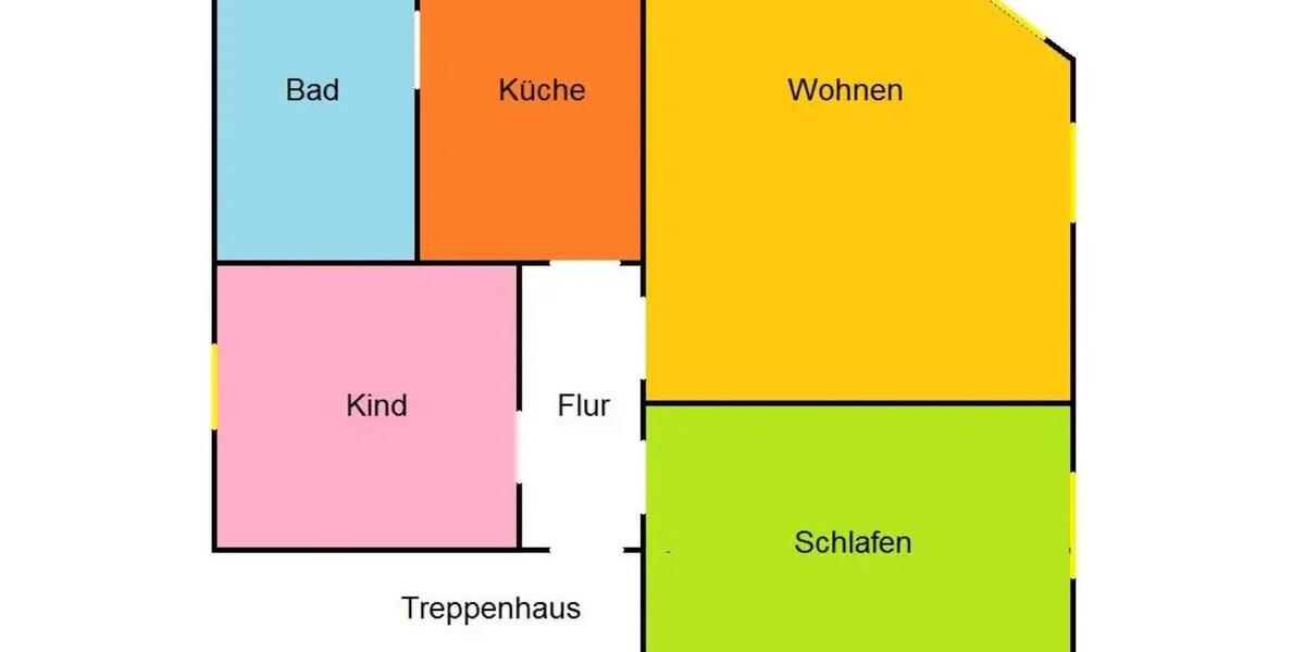 Etagenwohnung Werdau - 3 Zimmer, 57 m&sup2;, 285&euro; | Angebot:22648990