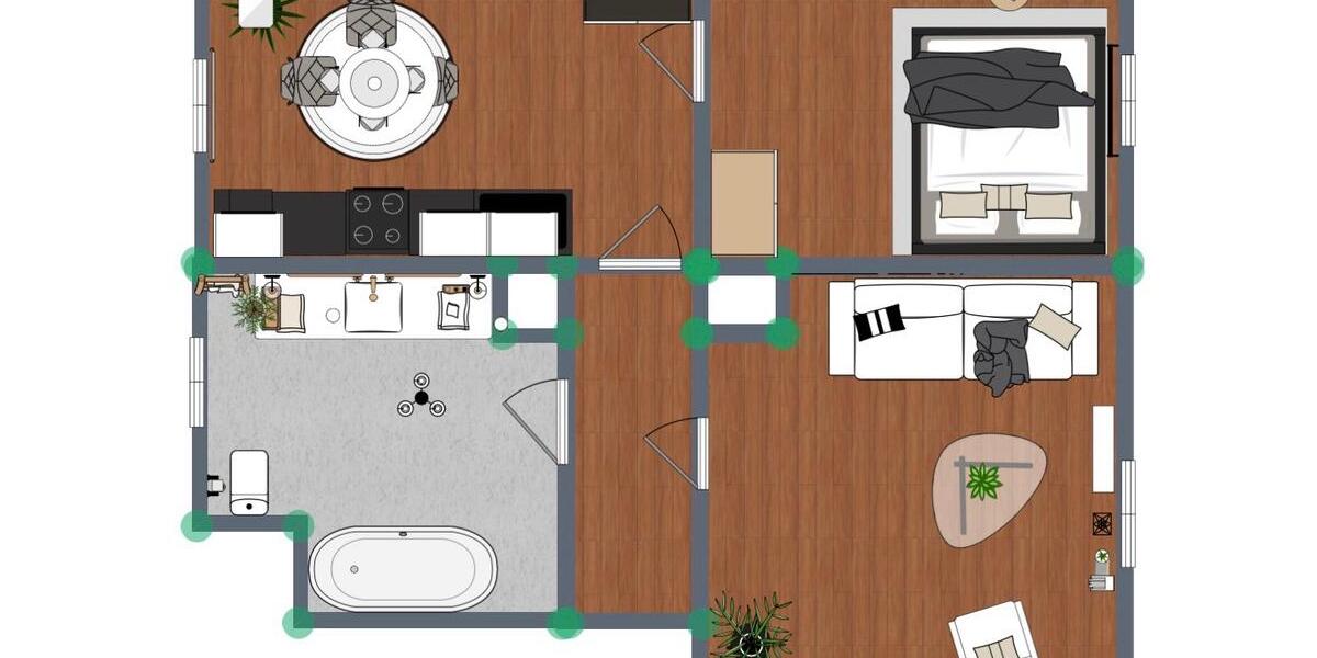 Hochparterre Oberlungwitz - 2 Zimmer, 50 m&sup2;, 285&euro; | Angebot:25806538