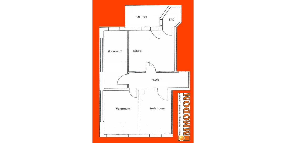 Etagenwohnung Zwickau Zwickau-Nord - 3 Zimmer, 75 m&sup2;, 450&euro; | Angebot:20933112