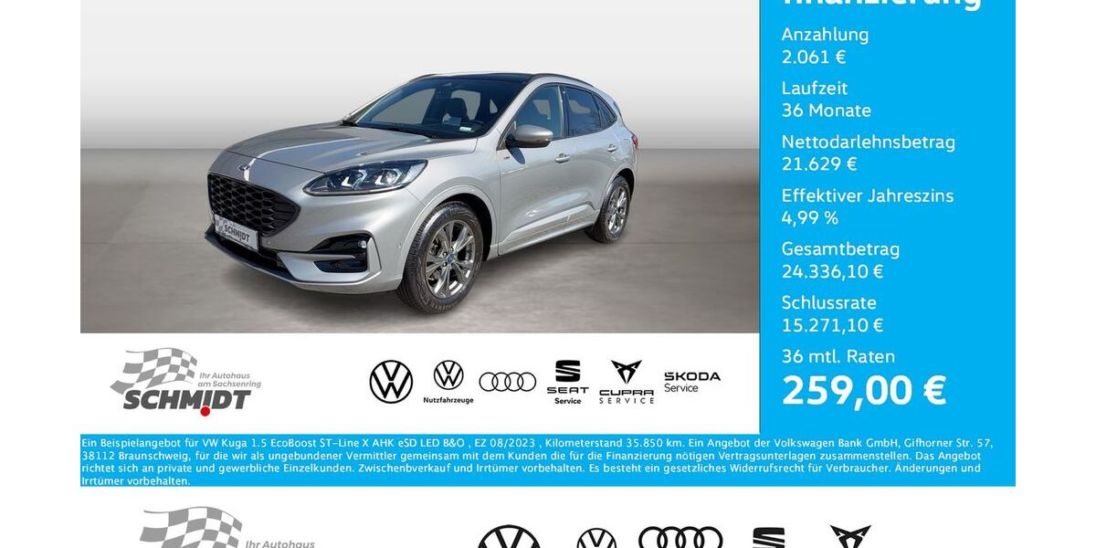 Ford Kuga 35.850 km 23.690 &euro; Bernsdorf 09337
