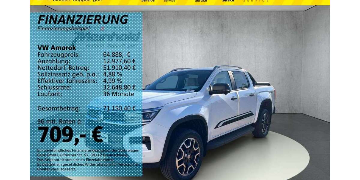 VW Amarok 1.010 km 64.888 &euro; Auerbach/Rebesgrün 08209
