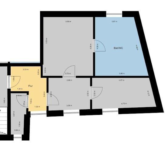 Etagenwohnung Meerane - 2 Zimmer, 58 m&sup2;, 363&euro; | Angebot:25376877