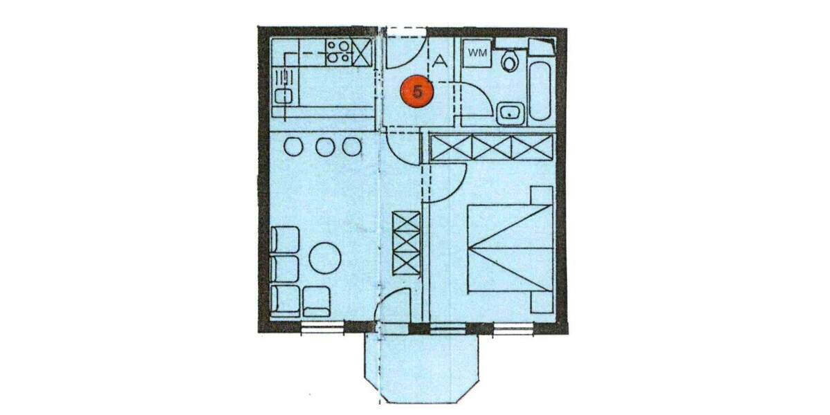 Etagenwohnung Zwickau Pölbitz - 2 Zimmer, 42 m&sup2;, 280&euro; | Angebot:25670173