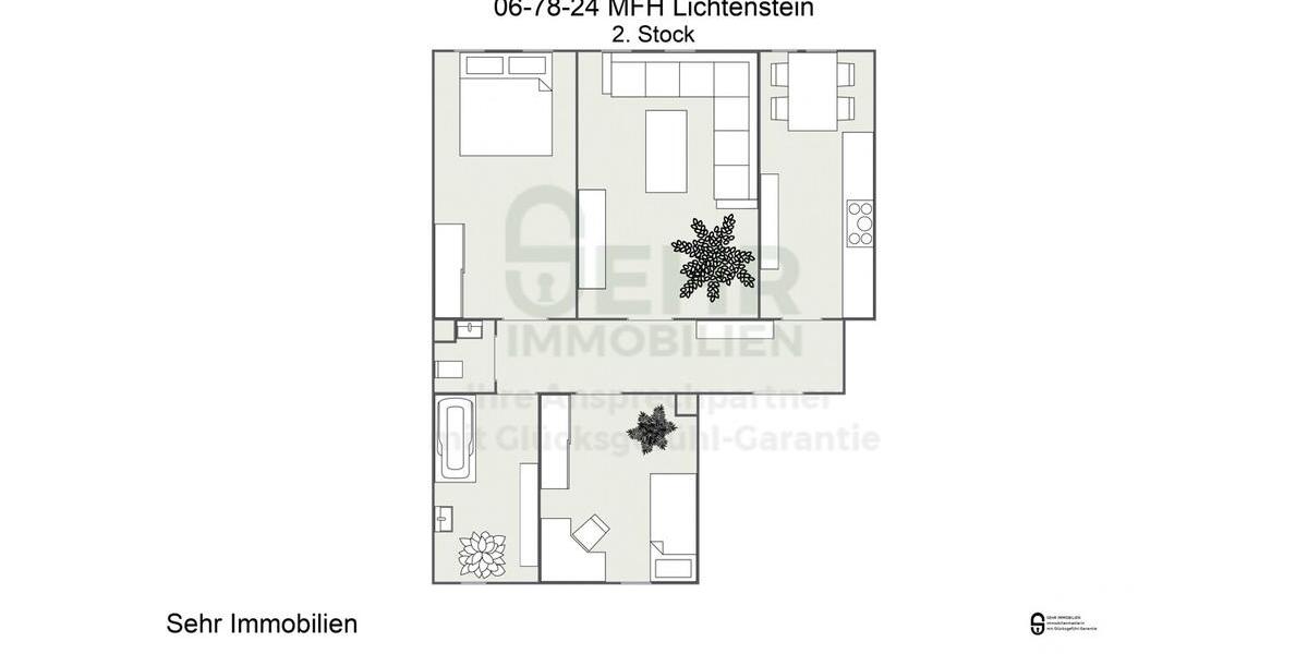 Etagenwohnung Lichtenstein (Sachsen) - 3 Zimmer, 68 m&sup2;, 420&euro; | Angebot:23785578