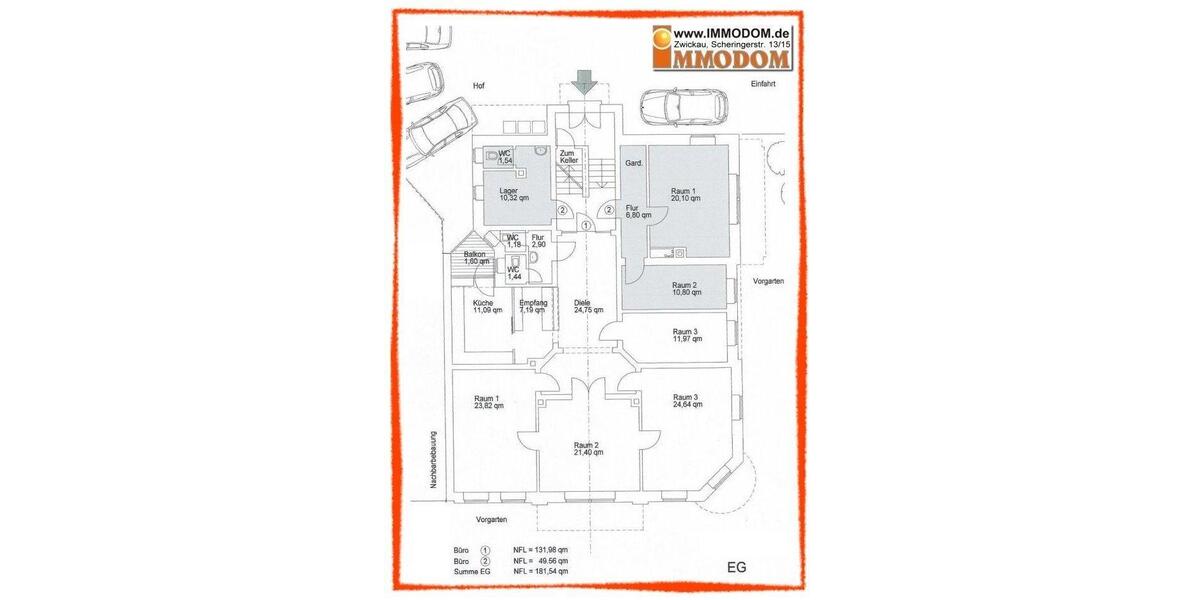 Gewerbeobjekt Zwickau Zwickau-Nord - 655&euro; | Angebot:25964566