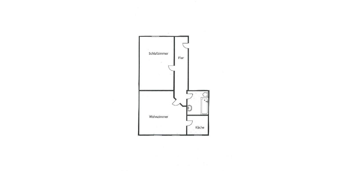 Dachgeschoßwohnung Zwickau - 2 Zimmer, 52 m&sup2;, 280&euro; | Angebot:23118135
