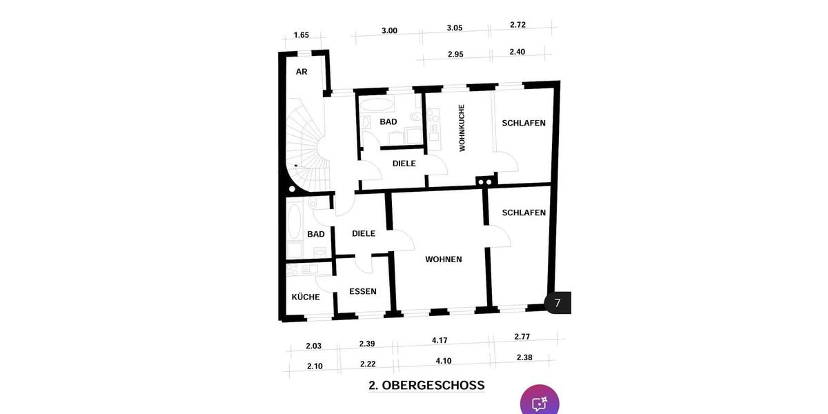 Etagenwohnung Glauchau - 4 Zimmer, 85 m&sup2;, 420&euro; | Angebot:26676975