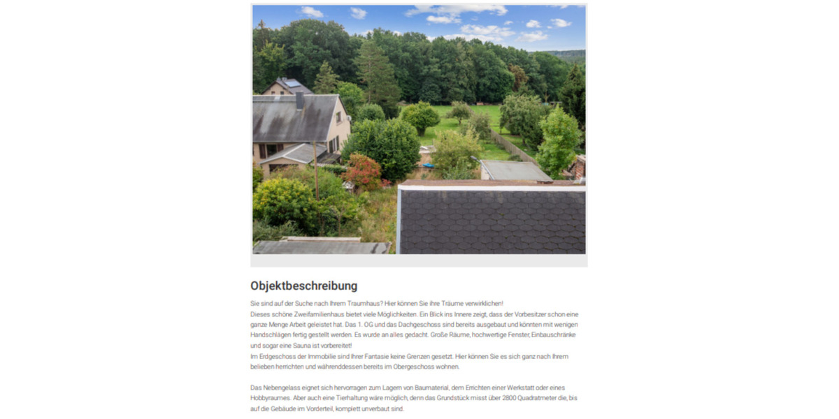 Einfamilienhaus Mohlsdorf-Teichwolframsdorf Teichwolframsdorf - 8 Zimmer, 250 m&sup2;, 125.000&euro; | Angebot:25182514