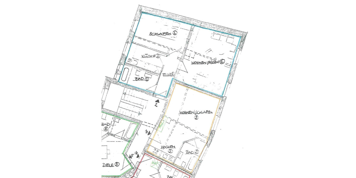 Etagenwohnung Hohenstein-Ernstthal Ernstthal - 4 Zimmer, 96 m&sup2;, 576&euro; | Angebot:25165034