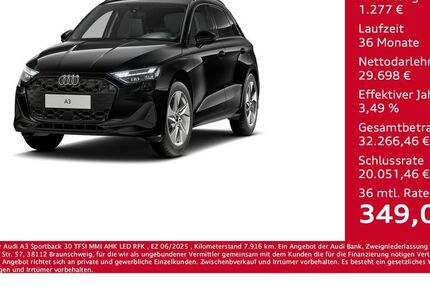 Audi A3 7.916 km 30.975 &euro; Bernsdorf 09337