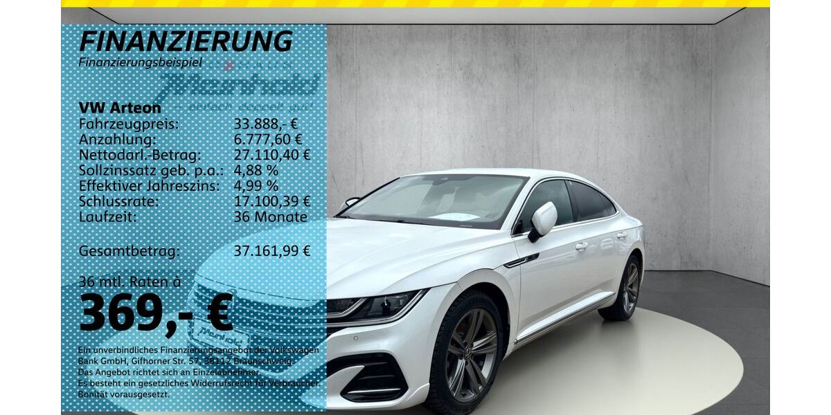 VW Arteon 63.100 km 33.888 &euro; Auerbach/Rebesgrün 08209