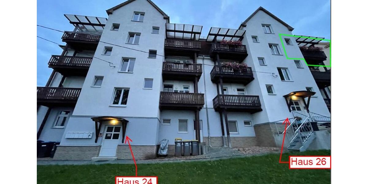 Etagenwohnung Greiz - 3 Zimmer, 66 m&sup2;, 380&euro; | Angebot:25224305