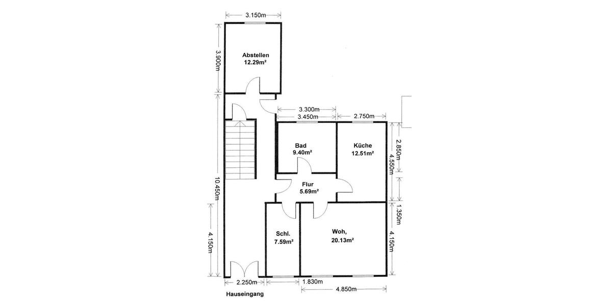 Etagenwohnung Glauchau - 2 Zimmer, 72 m&sup2;, 395&euro; | Angebot:25100565