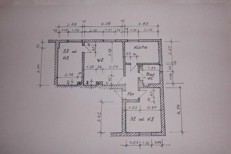 Etagenwohnung Hohenstein-Ernstthal Ernstthal - 3 Zimmer, 72 m&sup2;, 370&euro; | Angebot:9000519