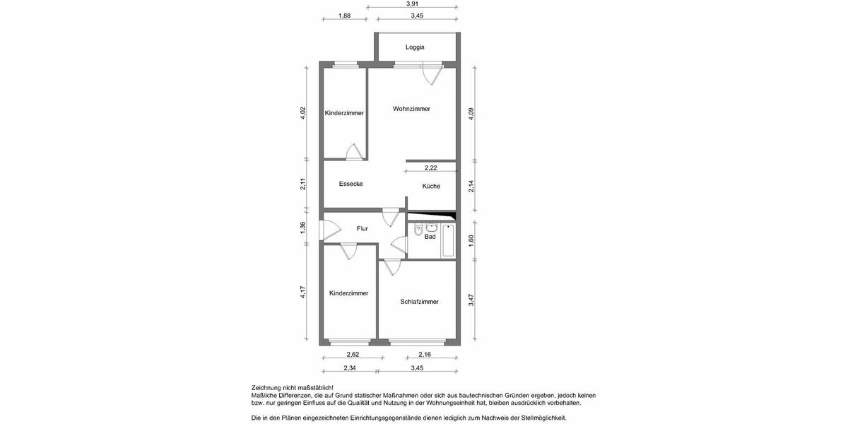 Etagenwohnung Zwickau Neuplanitz - 4 Zimmer, 70 m&sup2;, 455&euro; | Angebot:21608808