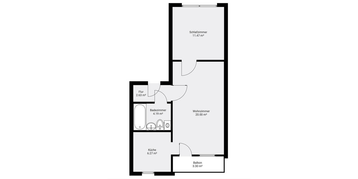 Etagenwohnung Wildenfels - 2 Zimmer, 47 m&sup2;, 315&euro; | Angebot:25969671