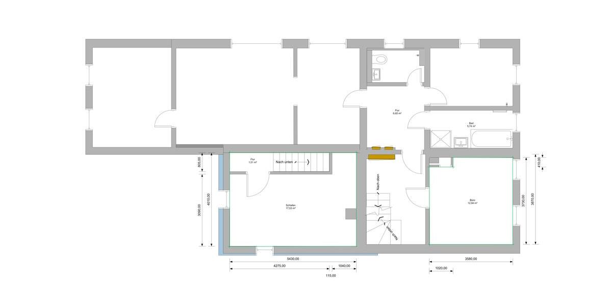 Erdgeschoßwohnung Limbach-Oberfrohna Oberfrohna - 5 Zimmer, 119 m&sup2;, 990&euro; | Angebot:25808067