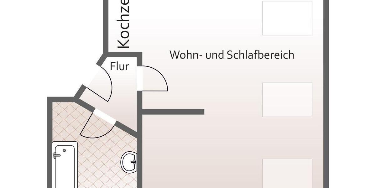 Dachgeschoßwohnung Reichenbach im Vogtland Obermylau - 1 Zimmer, 31 m&sup2;, 186&euro; | Angebot:25854254