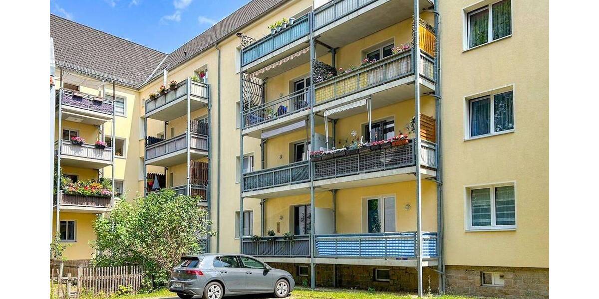 Etagenwohnung Zwickau Pölbitz - 2 Zimmer, 52 m&sup2;, 295&euro; | Angebot:25985505