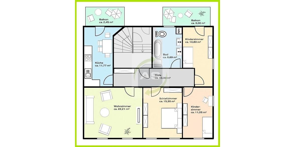 Erdgeschoßwohnung Zwickau Zwickau-Nord - 4 Zimmer, 96 m&sup2;, 669&euro; | Angebot:25854233