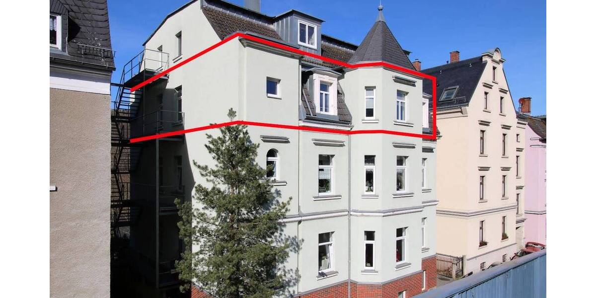 Etagenwohnung Greiz - 2 Zimmer, 70 m&sup2;, 355&euro; | Angebot:25666523