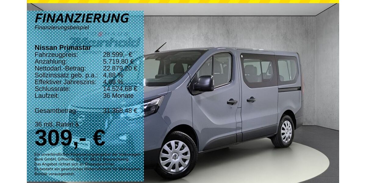 Nissan Primastar 41.500 km 28.599 &euro; Auerbach/Rebesgrün 08209