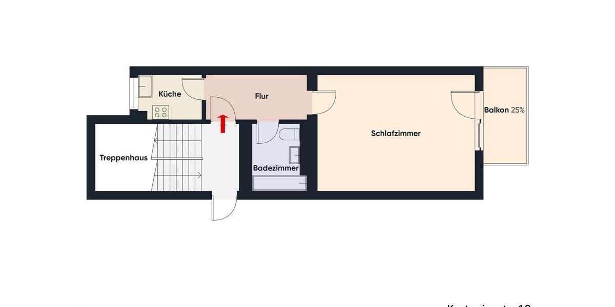 Etagenwohnung Lengenfeld - 1 Zimmer, 35 m&sup2;, 175&euro; | Angebot:23553307
