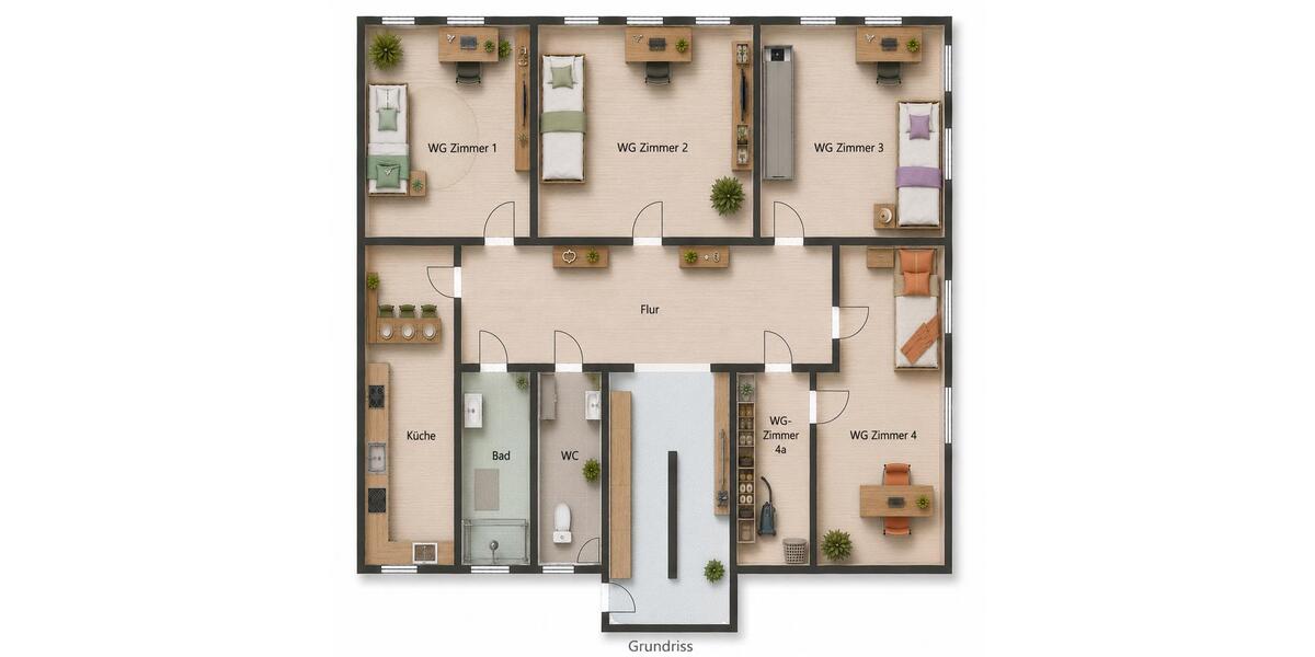 Etagenwohnung Zwickau - 4 Zimmer, 147 m&sup2;, 1.135&euro; | Angebot:26674743
