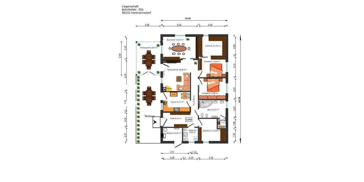 Einfamilienhaus Hartmannsdorf - 5 Zimmer, 160 m&sup2;, 350.000&euro; | Angebot:25775287