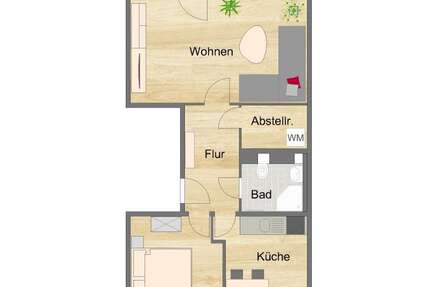 Wohnung Zwickau Neuplanitz - 2 Zimmer, 58 m&sup2;, 389&euro; | Angebot:26030497