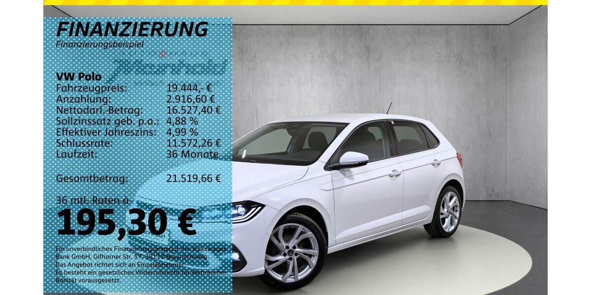 VW Polo 15.100 km 18.888 &euro; Auerbach/Rebesgrün 08209