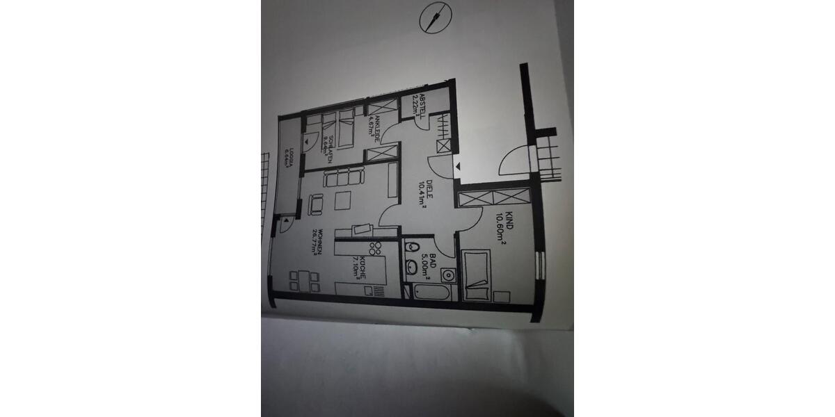 Etagenwohnung Limbach-Oberfrohna Oberfrohna - 3 Zimmer, 80 m&sup2;, 92.000&euro; | Angebot:26987358