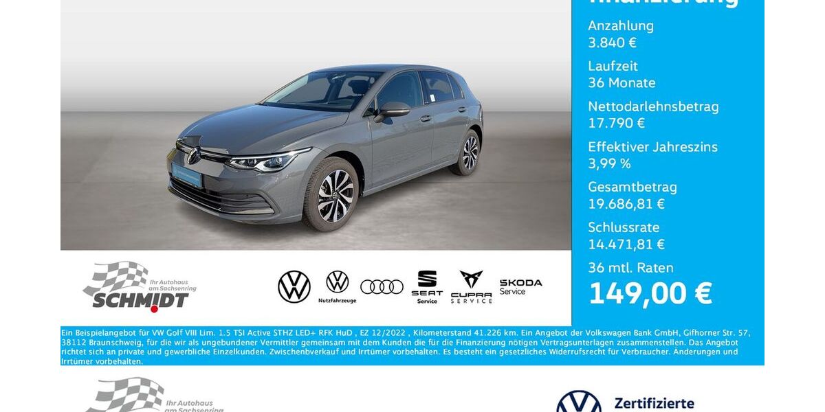 VW Golf 41.226 km 21.630 &euro; Bernsdorf 09337