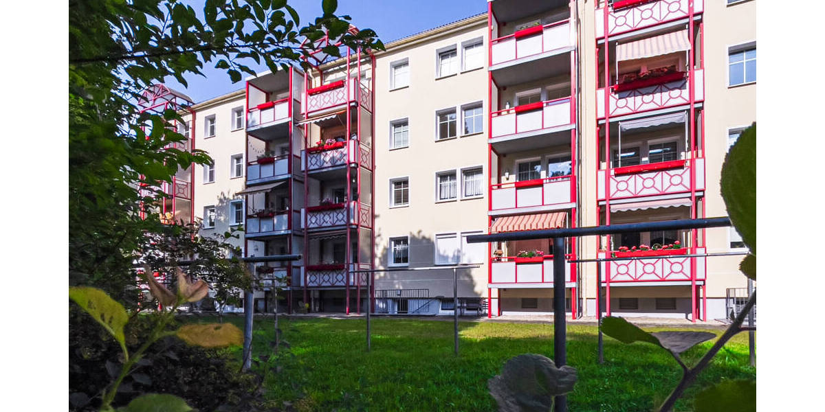 Etagenwohnung Zwickau Eckersbach - 2 Zimmer, 49 m&sup2;, 343&euro; | Angebot:25996632