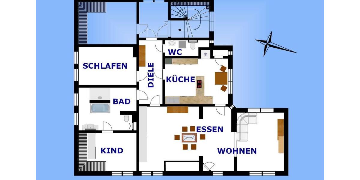 Etagenwohnung Greiz - 3 Zimmer, 127 m&sup2;, 650&euro; | Angebot:24751618