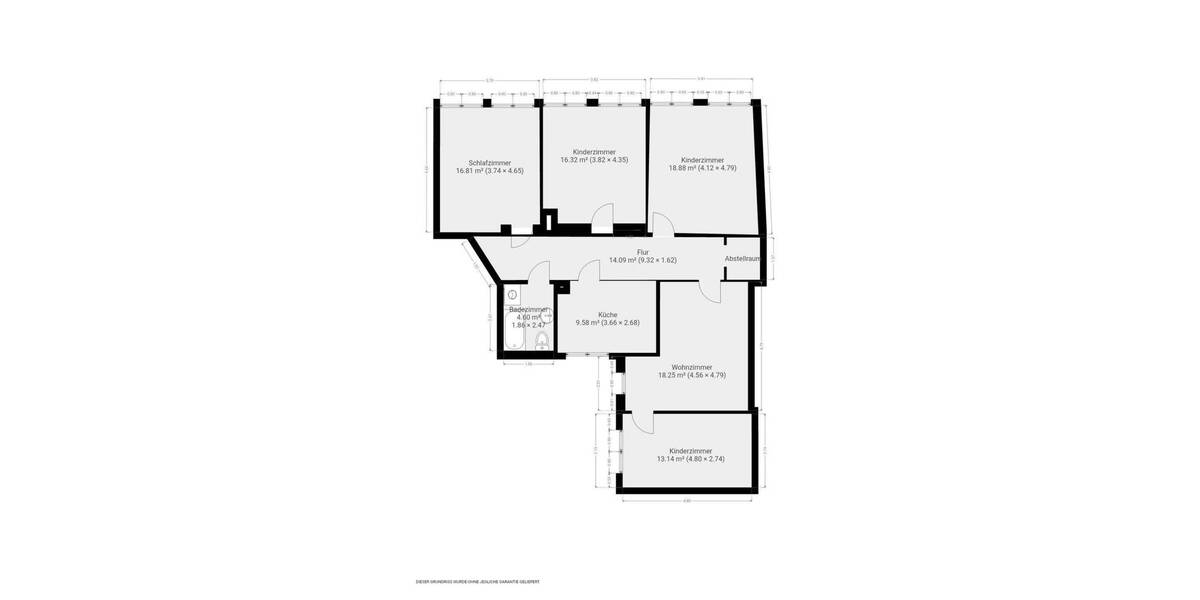 Etagenwohnung Zwickau Innenstadt - 5 Zimmer, 115 m&sup2;, 550&euro; | Angebot:25734804