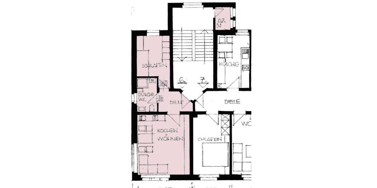 Dachgeschoßwohnung Zwickau Zwickau-Nord - 1 Zimmer, 35 m&sup2;, 250&euro; | Angebot:23278984