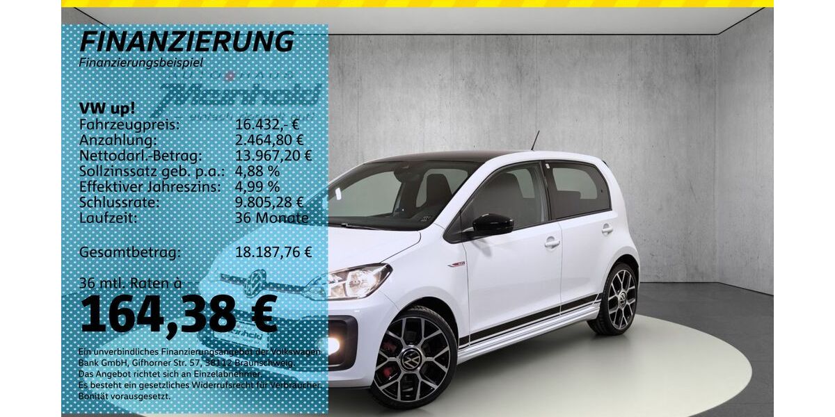 VW up! 80.950 km 15.989 &euro; Auerbach/Rebesgrün 08209