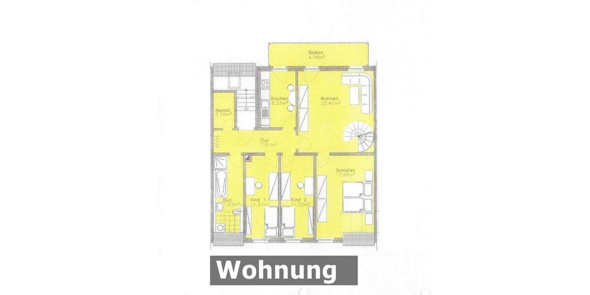 Maisonettenwohnung Zwickau - 4 Zimmer, 100 m&sup2;, 760&euro; | Angebot:25366587