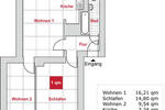 Etagenwohnung Zwickau Pölbitz - 3 Zimmer, 51 m&sup2;, 335&euro; | Angebot:26319678